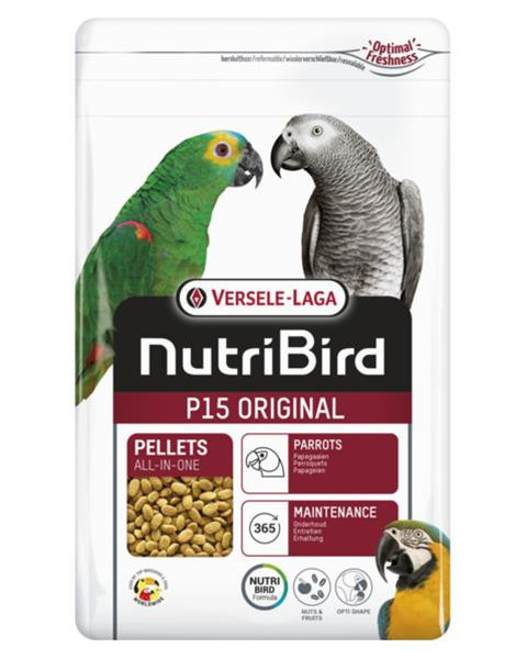 VL Orlux NutriBird P15 Original- extrudy pre veľké papagáje s ovocím na denné kŕmenie 3 kg