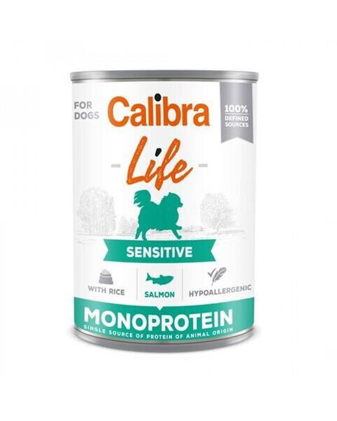Calibra KONZERVA dog Adult Life sensitive Salmon & Rice 6 x 400g