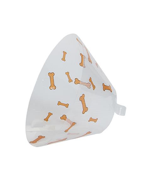 Golier ochranný BUSTER Design Bones 12,5 cm, oranžový, 10 ks