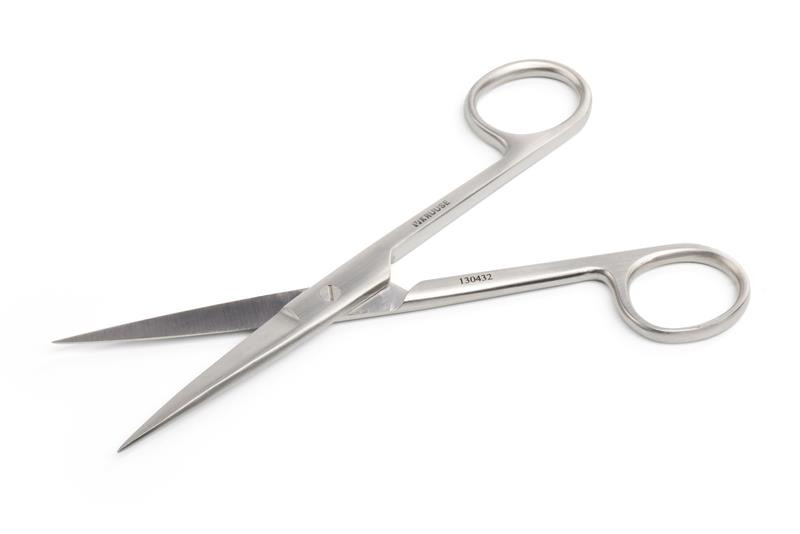 Nožnice chirurgické KRUUSE rovné O/O 145 mm