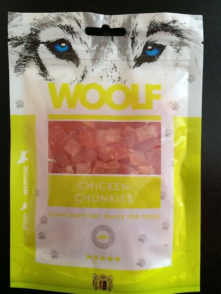 Pamlsok Woolf Dog Chicken Chunkies 100 g