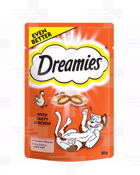 Pamlsok Mars DREAMIES cat s kuracím 6 x 60 g