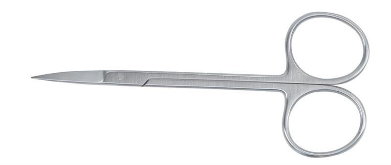 Nožnice očné KRUUSE SuperCut O/O zahnuté 115 mm