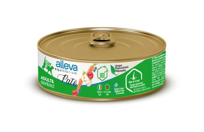 Alleva EQUILIBRIUM cat wet pate Sterilized boar 85 g konzerva