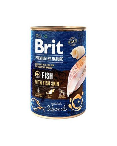 Brit Premium by Nature dog Fish with Fish Skin 6 x 400 g konzerva