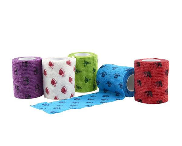 Bandáž KRUUSE Fun-Flex Christmas 10 cm x 4,5 m, 10 ks