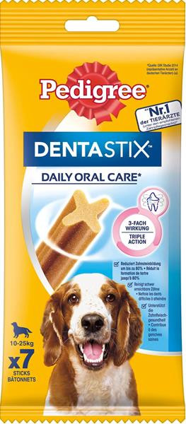 Pamlsok Mars PEDIGREE Denta Stix Medium 7 ks 180 g