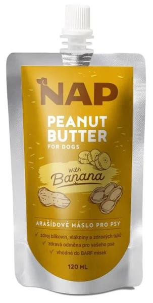 NAP Arašidové maslo pre psy - banán 120 ml