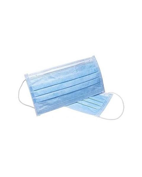 Maska chirurgická s gumičkami modrá 3 vrstvová 1 ks