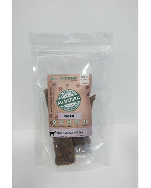 Pamlsok Dr. Animal koza mäs. prúžky 80g