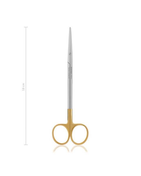 Nožnice Metzenbaum, pitevné, rovné TC 180 mm