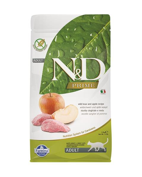 Farmina N&D cat PRIME (GF) adult, boar & apple 1,5 kg