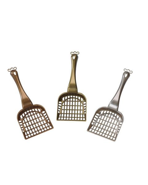 Lopatka EBI+ štandardná na podstielku pre mačky M - 26x10,5CM (väčšie otvory)