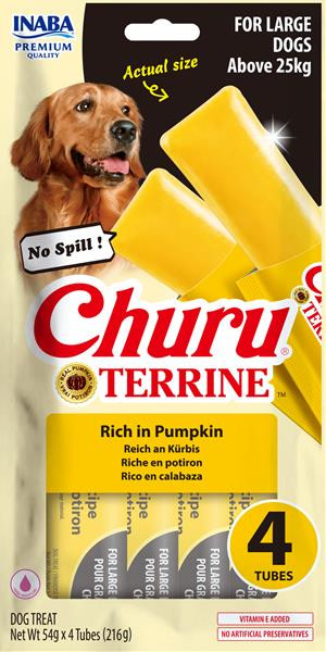 Pamlsok Inaba Churu Terrine dog tekvica 4 x 54 g
