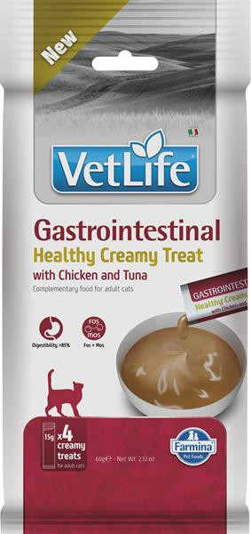 Pamlsok Farmina Creamy Vet Life Cat Gastrointestinal with Chicken & Tuna 60 g