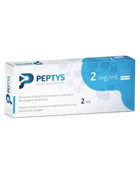 PEPTYS 2 roztok peptidov PEP-22 z kolagénu 2 mg/ml (injekcia predplnená, nízkomolekulárne peptidy (LWP) 1x2 ml) 