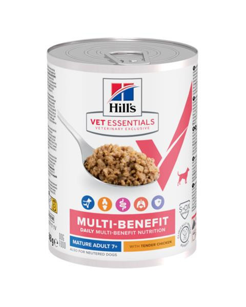 HILLS VE Canine Multi benefit Senior health Chicken konzerva 363 g