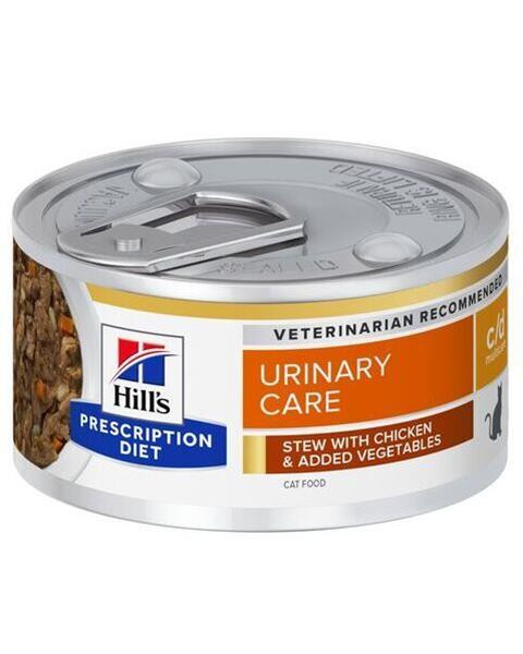 HILLS Diet Feline Stew c/d Multicare with Chicken & Vegetables konzerva NEW 82 g
