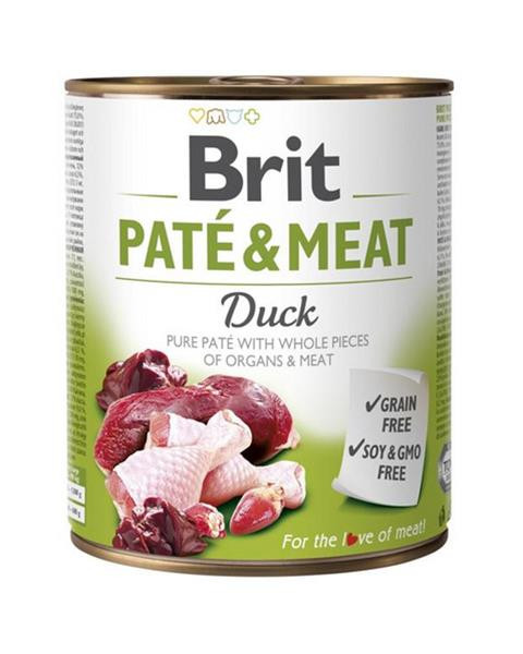 Brit Paté & Meat Duck 6 x 800 g konzerva