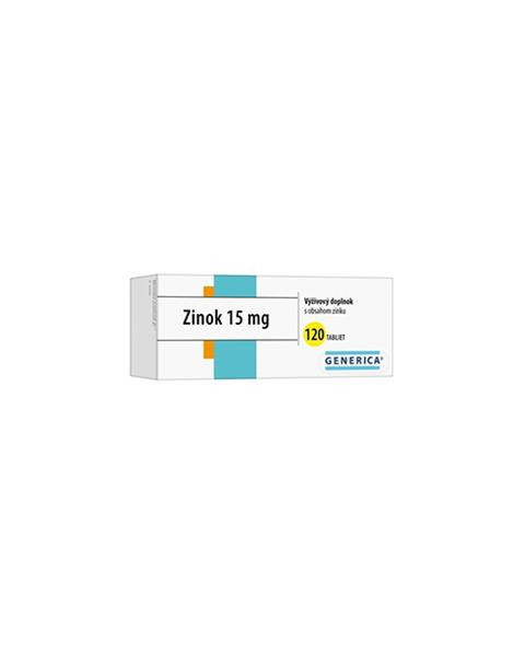 Zinok tbl. 120 x 15 mg Generica