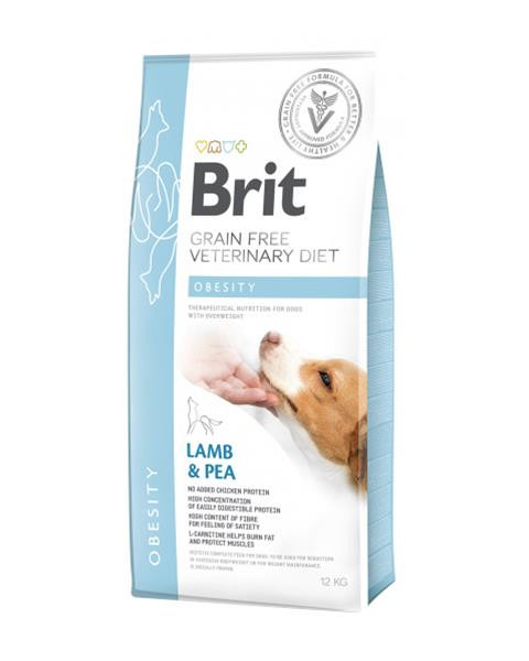 Brit Veterinary Diets GF dog Obesity 12 kg