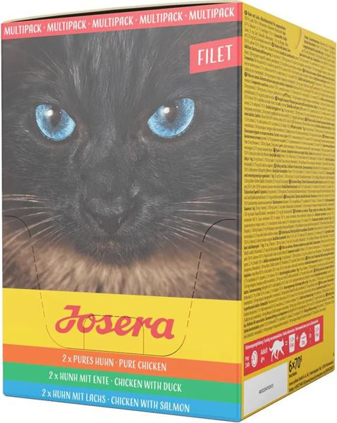 Josera kapsička Cat Multipack Filet GF 6x70 g
