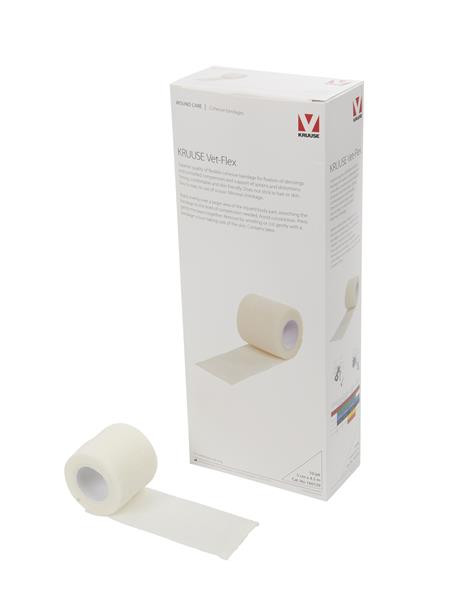 Bandáž KRUUSE Vet-Flex 5 cm x 4,5 m, 10 ks