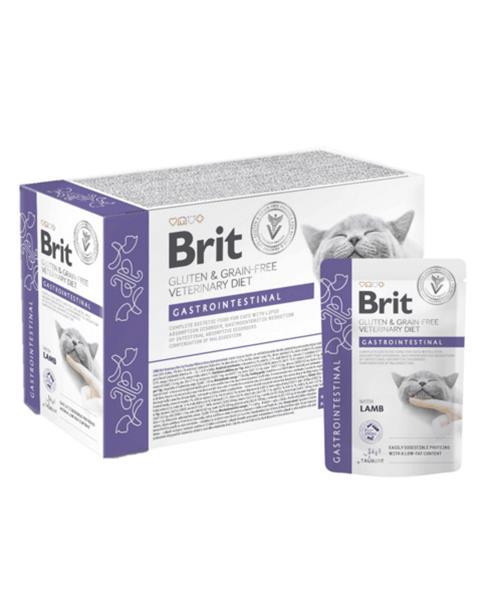 Brit VD Gluten & Grain-Free Cat Fillets in Gravy Gastrointestinal 12 x 85 g kapsičky 