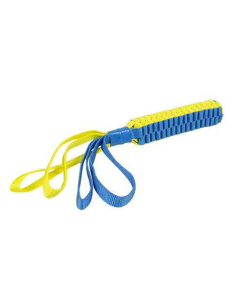 Hračka DUVO+ tyč ťažná nylonová modrožltá L 50 x 3 cm