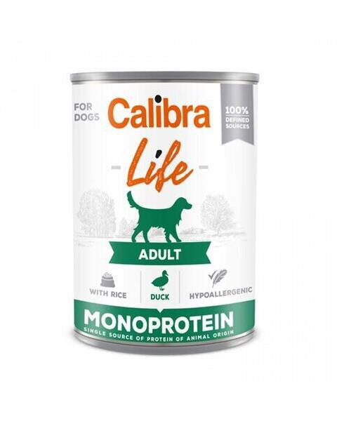 Calibra KONZERVA dog Adult Life Duck & Rice 6 x 400g