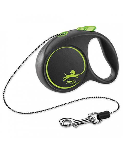 Vodítko Flexi Black Design lanko M 5 m zelené (do 20 kg)