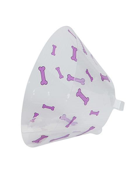 Golier ochranný BUSTER Design Bones 10 cm, fialový, 10 ks