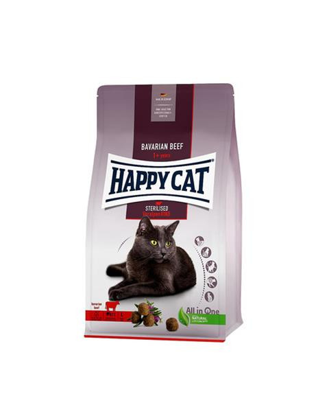 Happy Cat SUPREME - Sterilised Voralpen-Rind / Hovädzie 1,3 kg