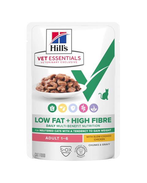 HILLS VE Feline Multi benefit Adult Weight Chicken kapsička 12 x 85 g