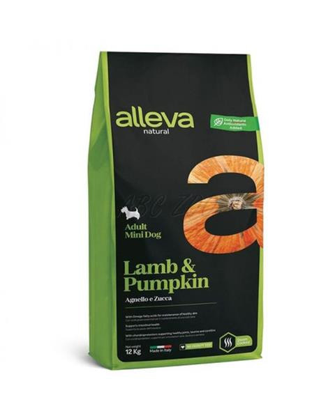 Alleva NATURAL dog adult mini lamb & pumpkin 12 kg