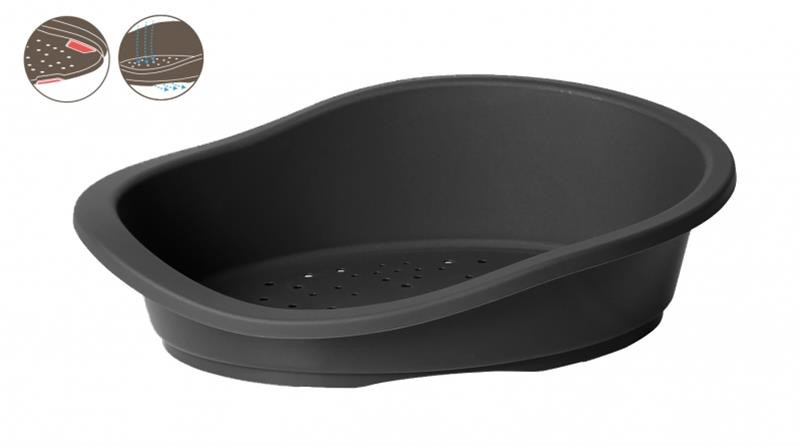 Pelech DUVO+ Sonny Classic plastový vanička šedý 65 x 46 x 21 cm