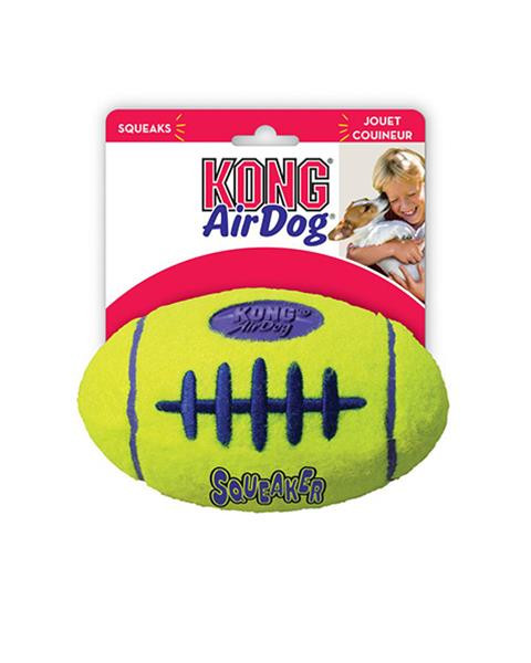 Hračka Kong Dog Airdog Lopta rugby s pískatkom tenis, guma vulkanizovaná, L