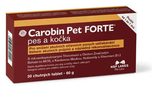 Carobin Pet FORTE pes a mačka 30 cps.