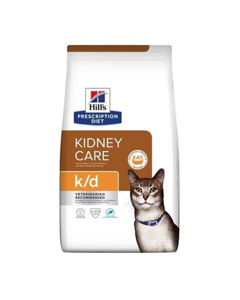 HILLS Diet Feline k/d tuniak Dry 1,5 kg