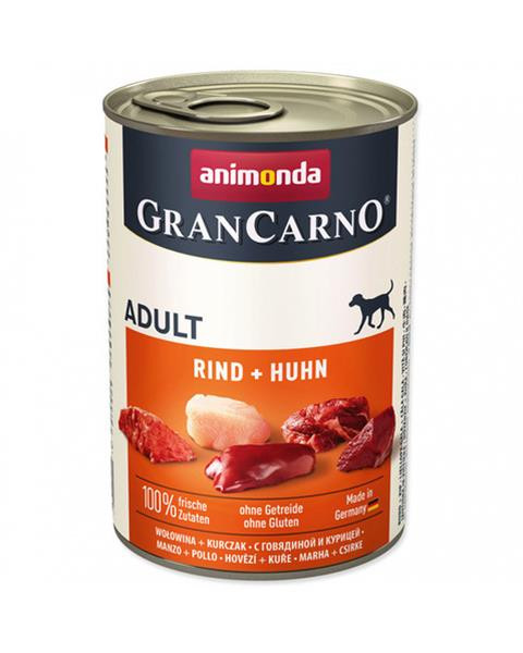 Animonda GRANCARNO® dog adult hovädzie a kura bal. 6 x 400g konzerva