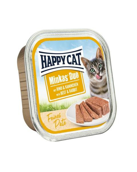 Happy Cat Minkas Duo Paté - Hovädzie & Králik 100 g