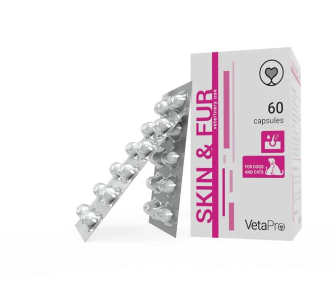 VetaPro Skin & Fur Black and Brown 60 cps.