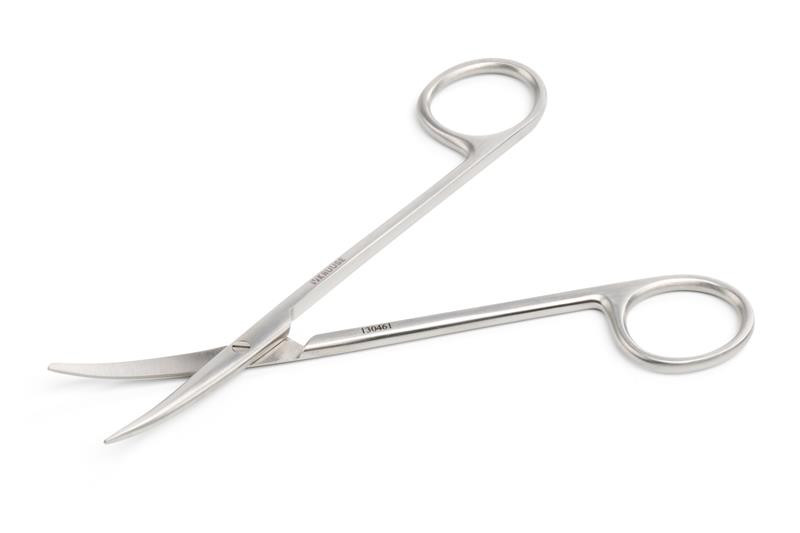 Nožnice chirurgické KRUUSE Metzenbaum T/O zahnuté 145 mm