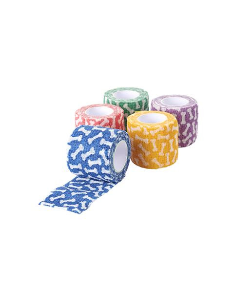 Bandáž KRUUSE Fun-Flex Bones 10 cm x 4,5 m, 10 ks