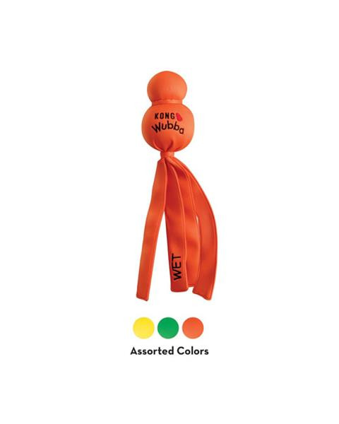 Hračka Kong Dog Wubba Wet, plávajúca, vinyl, L