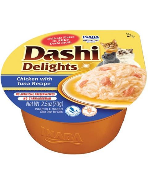 Inaba Dashi Delights cat Kura s tuniakom 70 g vanička