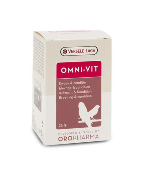VL Oropharma Omni Vit- prášok pre kondíciu na výstavy, súťaže a pred vábením 25 g