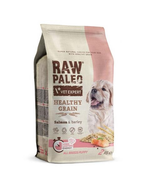 VetExpert Raw Paleo puppy Healthy Grain Salmon & Barley 2 kg