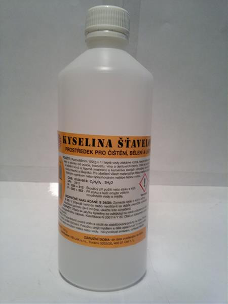 Kyselina šťavelová 2H2O čistá 1kg