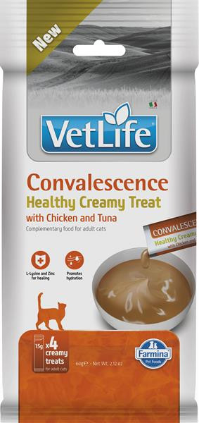 Pamlsok Farmina Creamy Vet Life Cat Convalescence with Chicken & Tuna 60 g